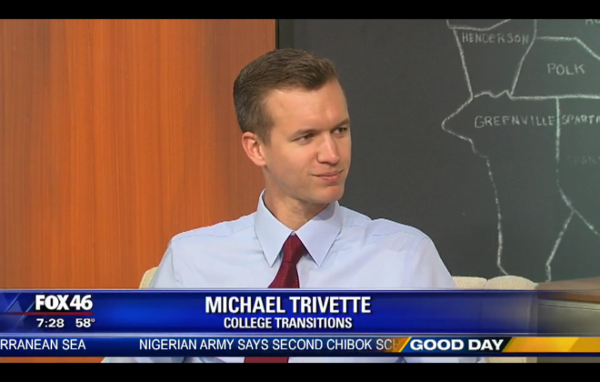 Michael visits with Good Day Charlotte