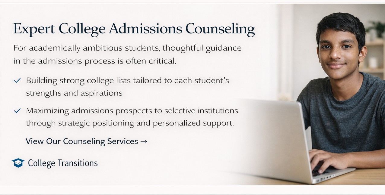 College Transitions College Admissions Consulting 