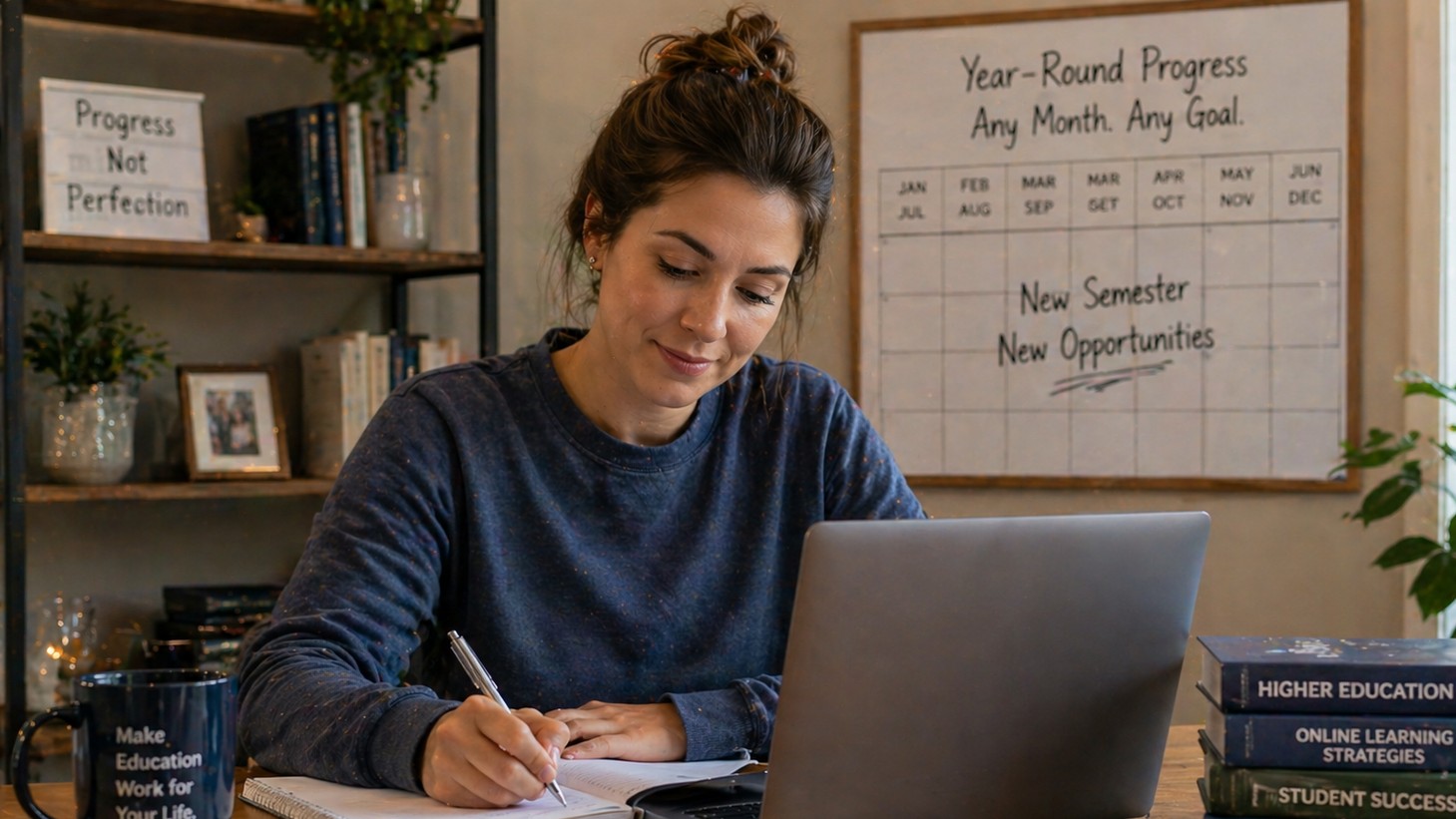 Best Online Universities With Year-Round Enrollment