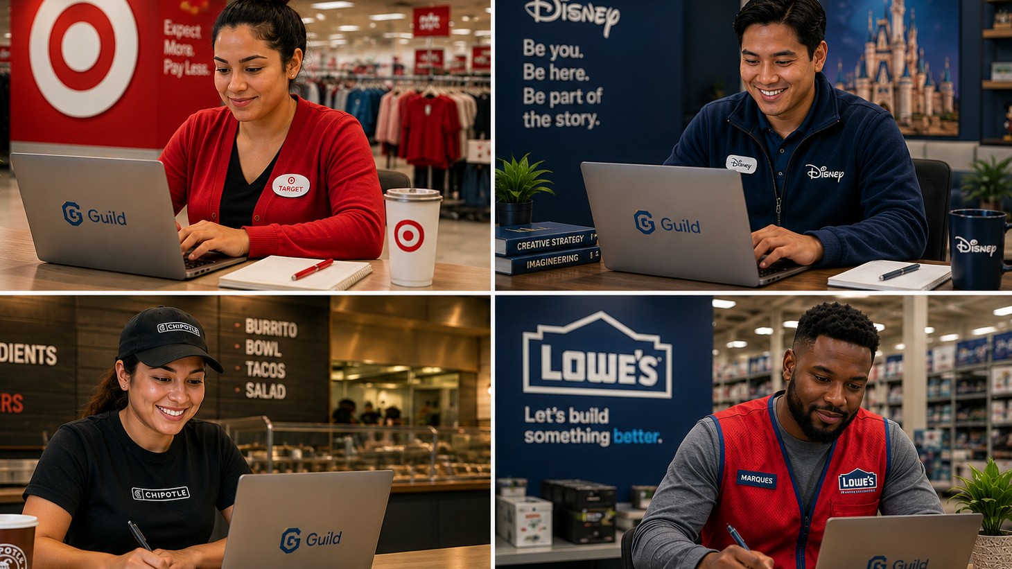 Best Schools for Guild Education-Sponsored Tuition Programs (Target, Disney, Chipotle, Lowe’s, and More)